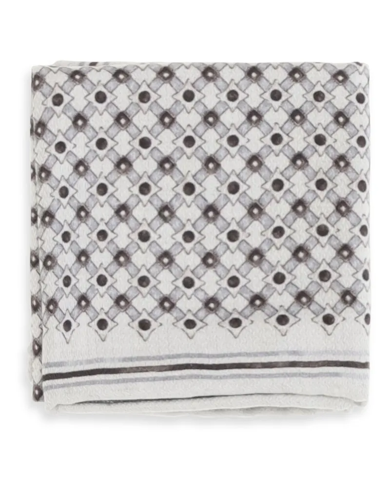 Brunello Cucinelli Men's Silk Pochette Hazelnut Scarf Scarfs Hazelnut