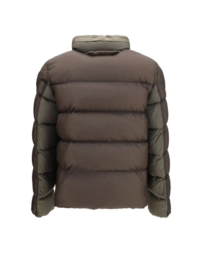 Parajumpers Men's Bicolor Polyamide Full-Length Jacket Clothing Brown