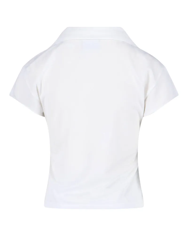 Courrèges Women's T-Shirts And Polos White Polyester White
