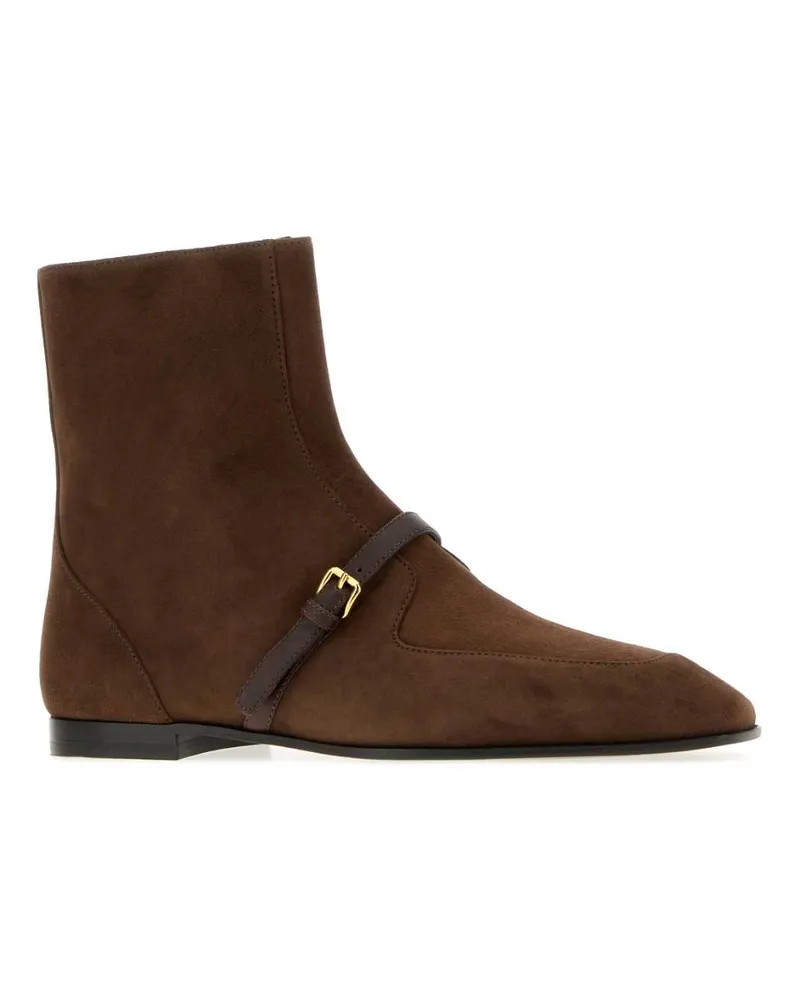 Church's Women's Brown Suede Suzanne Ankle Boots Burnt Stivali Brown