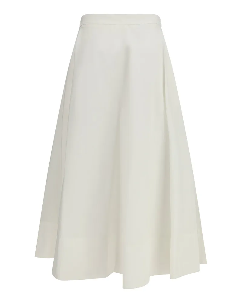 CRUNA Women's Skirt Full-Length White Cotton White