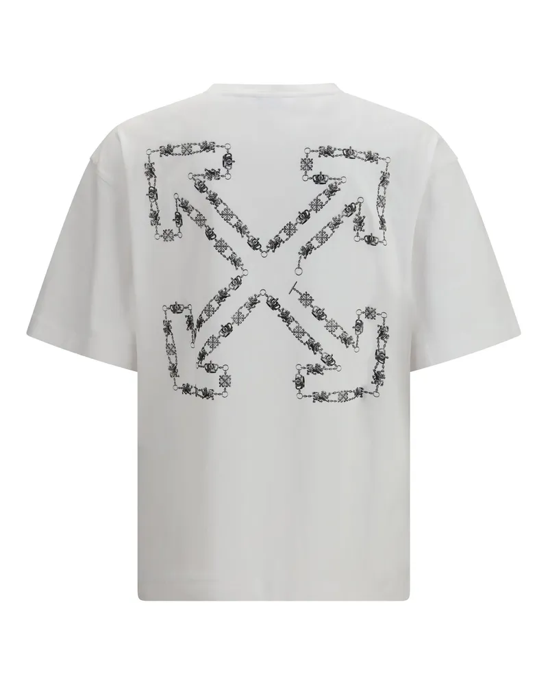 OFF-WHITE Chain Araldic T-Shirt — White White