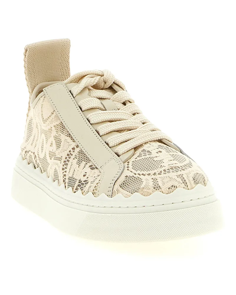 Chloé Lauren Sneaker — Cream Cream