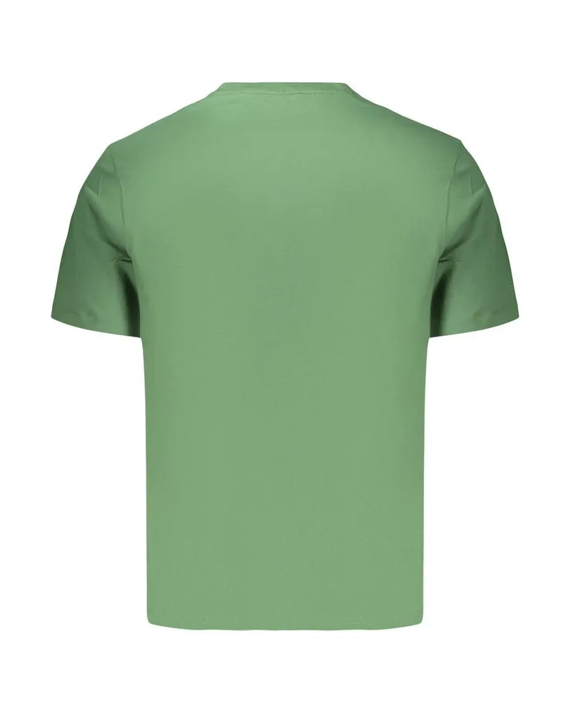 Timberland Logo-Print Cotton T-Shirt — Green Green