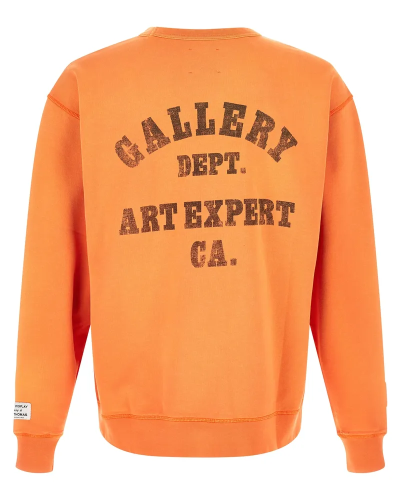 GALLERY DEPT. Men's Orange Cotton Sweatshirt Clothing Orange