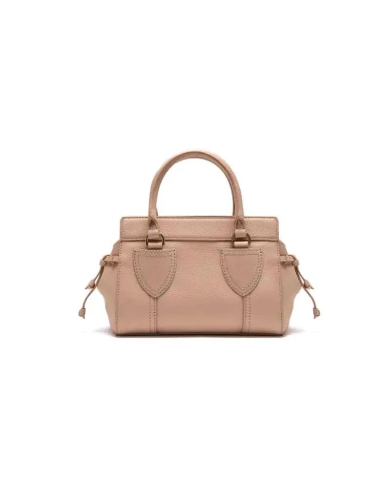 Coccinelle Women's Handbag Beige Cow Leather Bags - Handbags Beige