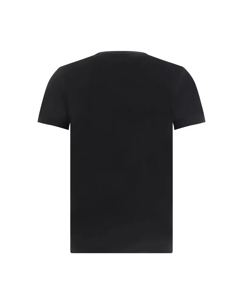 Dolce & Gabbana Men's Black Cotton T-Shirt Black