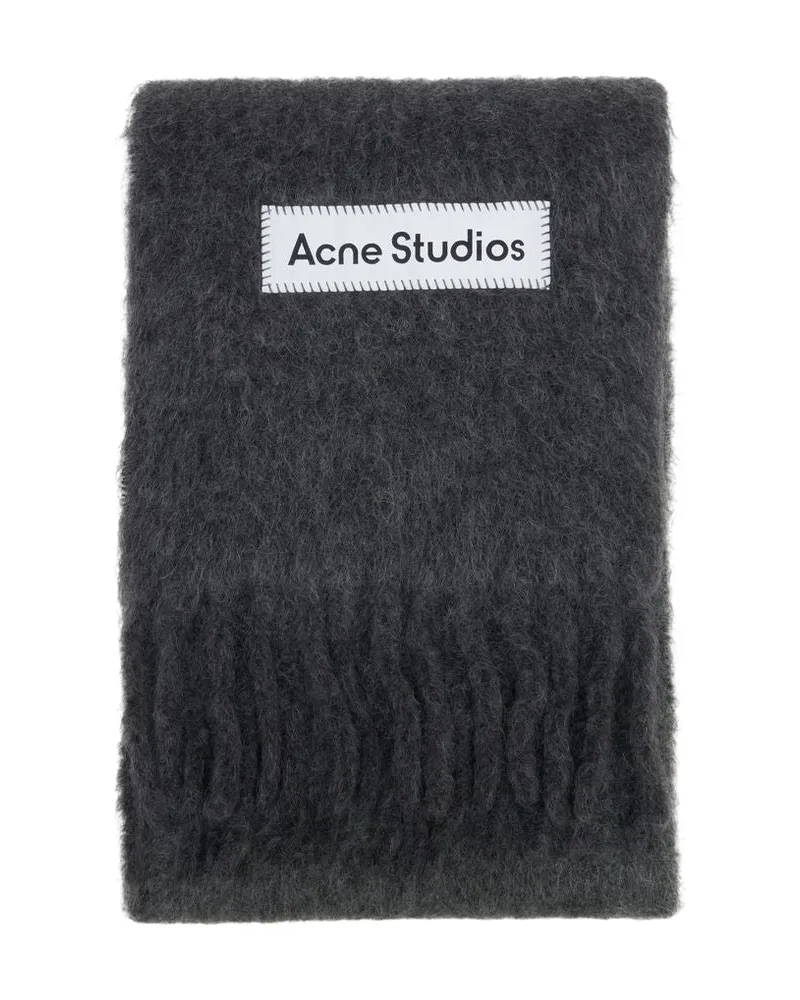 Acne Studios Unisex Scarf Fn Ux Scar000443 -  Wool Grey Accessories Gray