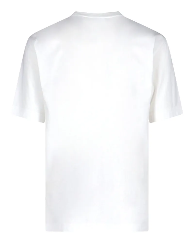 Burberry Men's T-Shirts And Polos White Cotton White