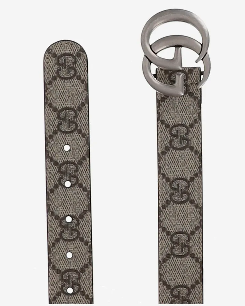 Gucci Boys' Fabric Belt Multicolour & Braces Beige