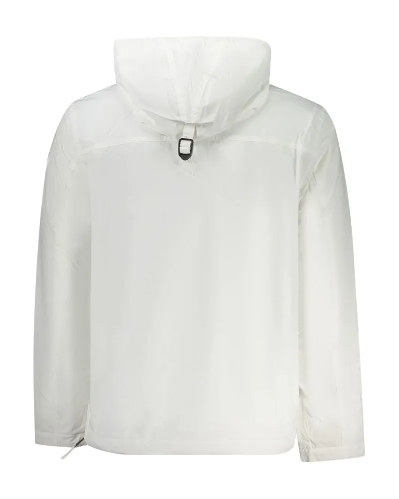 Napapijri Logo-Print Hooded Down Jacket — White White