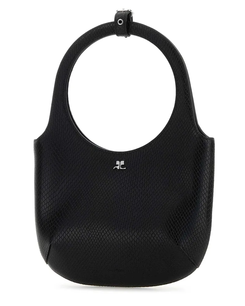 Courrèges 325gsa102cv0045 9999 Black Borse A Mano Bag Black