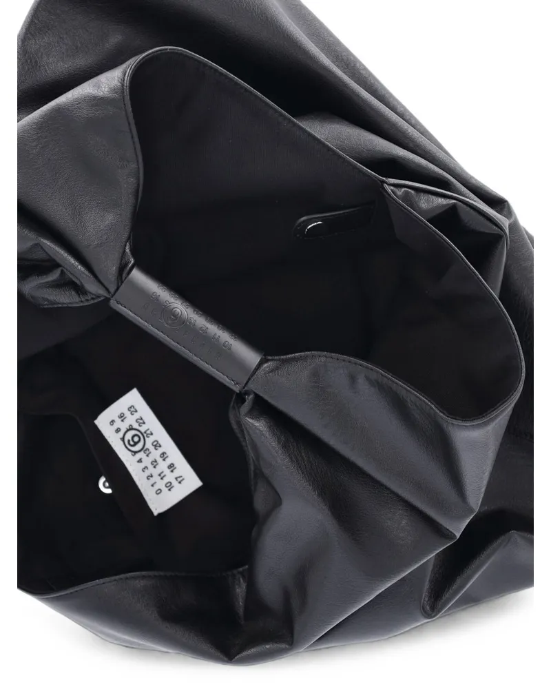 Maison Margiela Japanese Origami-Inspired Hobo Bag — Black Black