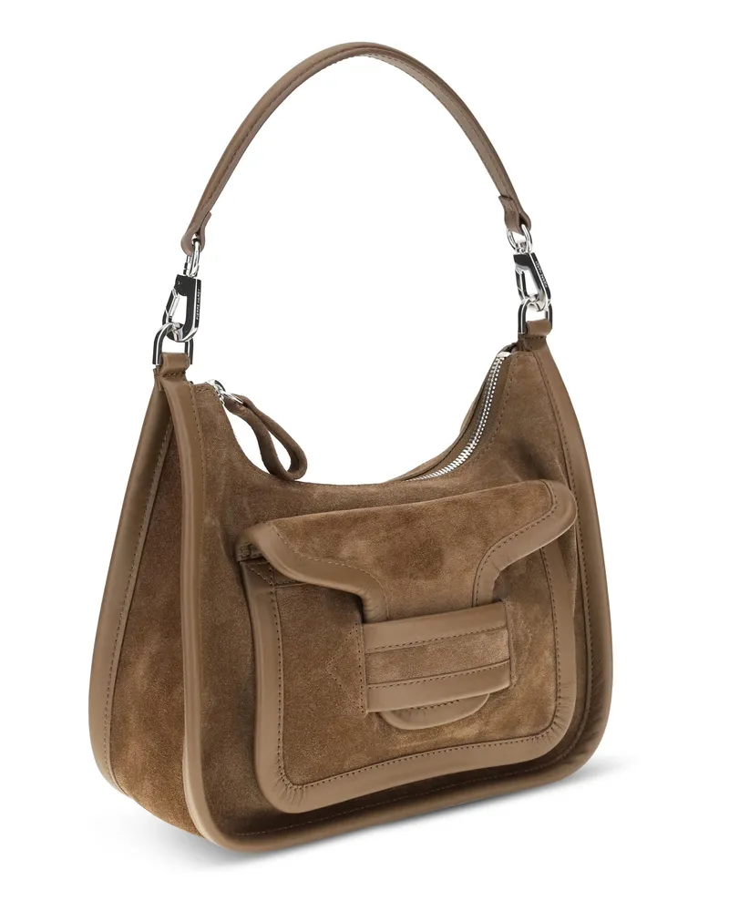 Pierre Hardy Alpha Day Miss Shoulder Bag — Brown Brown