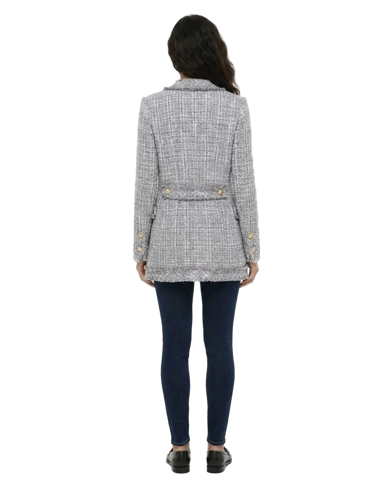 Dolce & Gabbana Tweed Blazer — Gray Gray