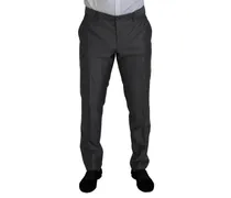Men's Gray Sicilia 3 Piece Slim Fit Suit Wool