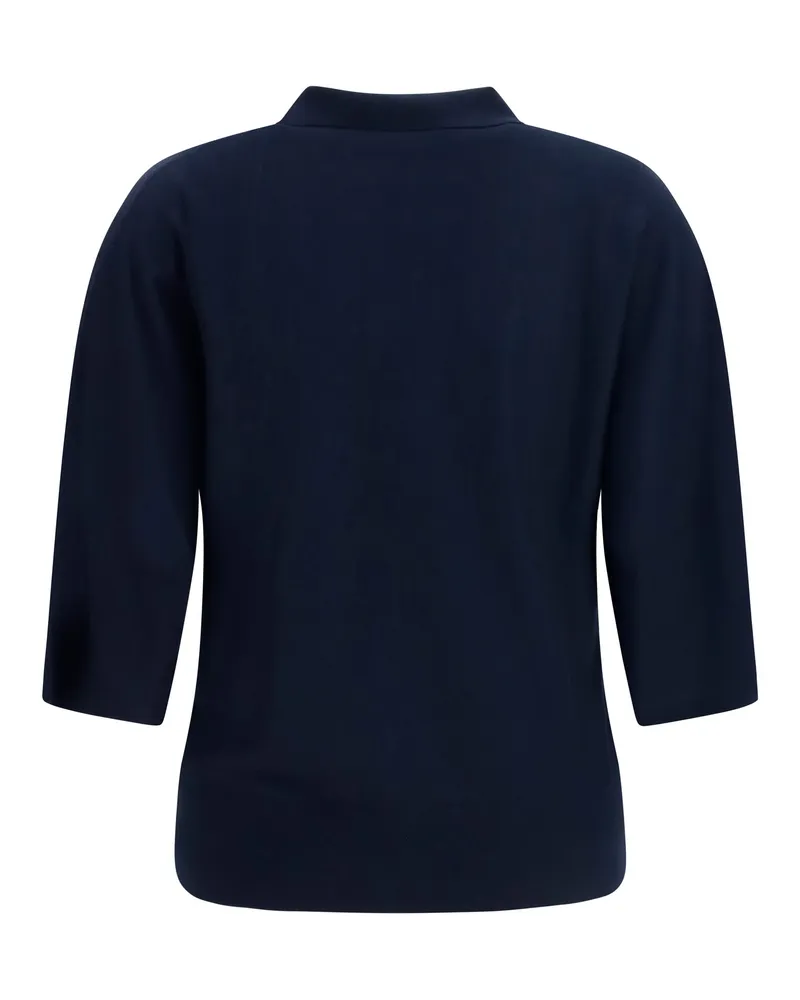 Lisa Yang Women's Cashmere Sweater Norie Navy (capra Hircus Navy