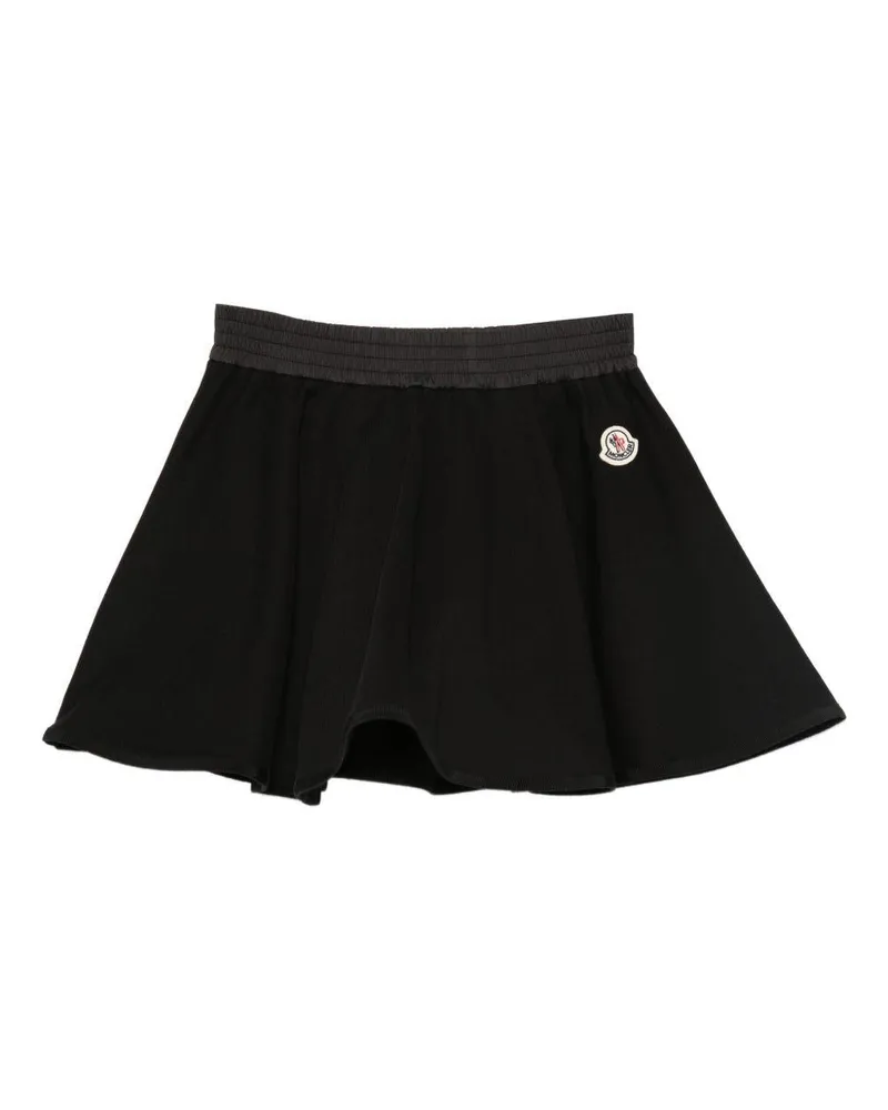Moncler Girls Skirt Black Cotton Black