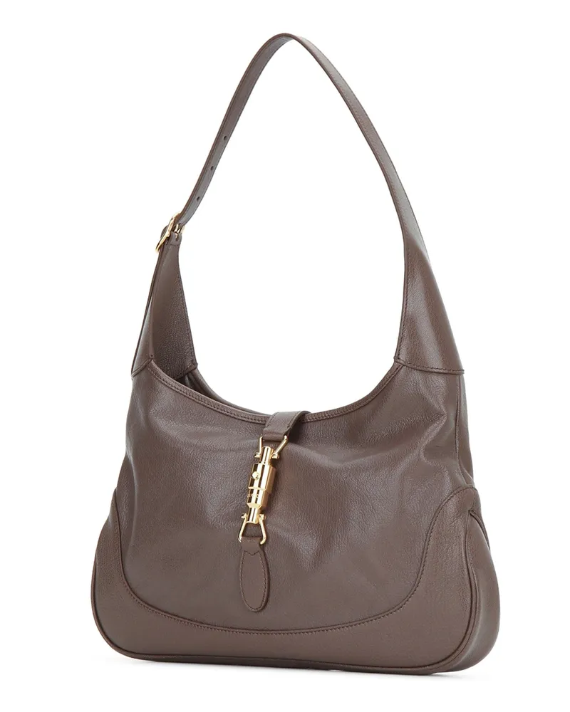 Gucci Women's Hbg Jackie 1961 Toastedtoasted Borse A Mano Bag Brown