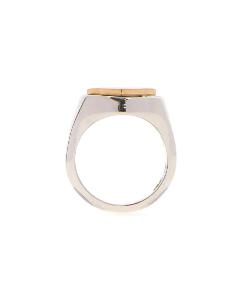 Vivienne Westwood Women's Silver Metal Camino Ring Platinumgoldhowlitesynthetic Rings Silver