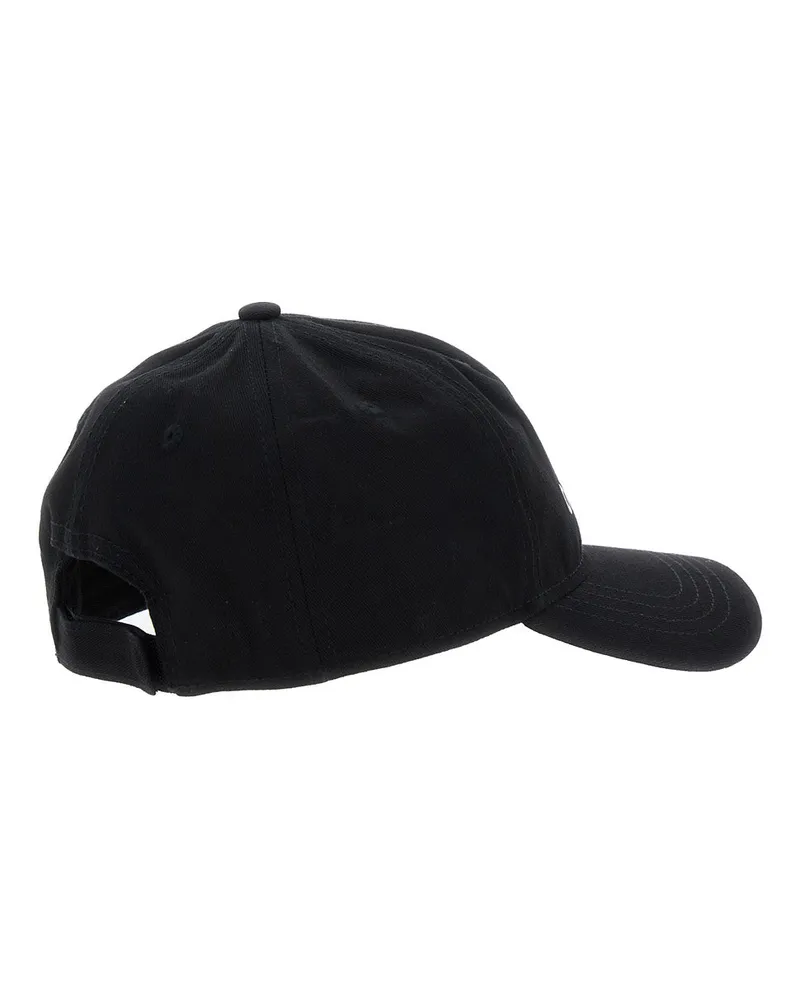 OFF-WHITE Boys' Black Baseball Cap With Logo Lettering Fabric Hat Black