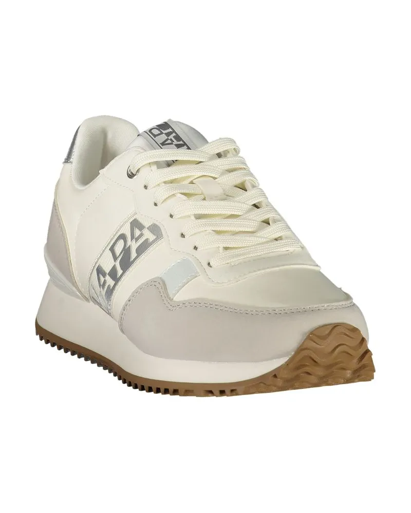 Napapijri Logo Stripe Sneaker — White White