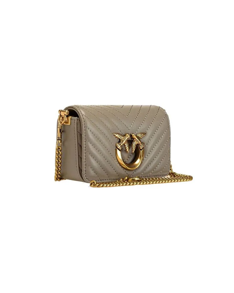Pinko Crossbody Bag — Taupe Taupe