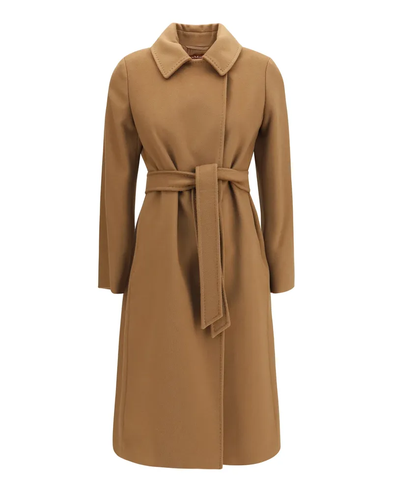 Max Mara Studio Coat — Brown Brown