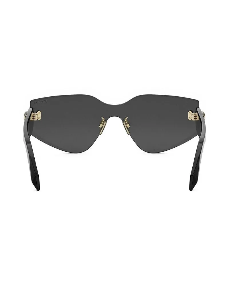 Bulgari Women's Sunglasses Black Acetate Black