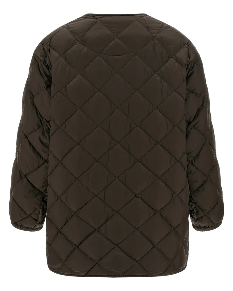 Max Mara Women's Brown Polyamide Full-Length Jacket Clothing Brown