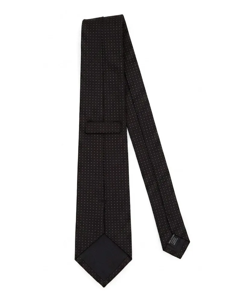Givenchy Men's Black Silk Tie Black