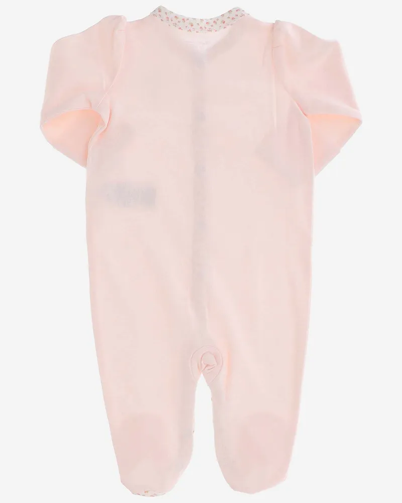 Ralph Lauren Girls' Cotton One-Piece Onesie Pink Babygrow Sets Pink