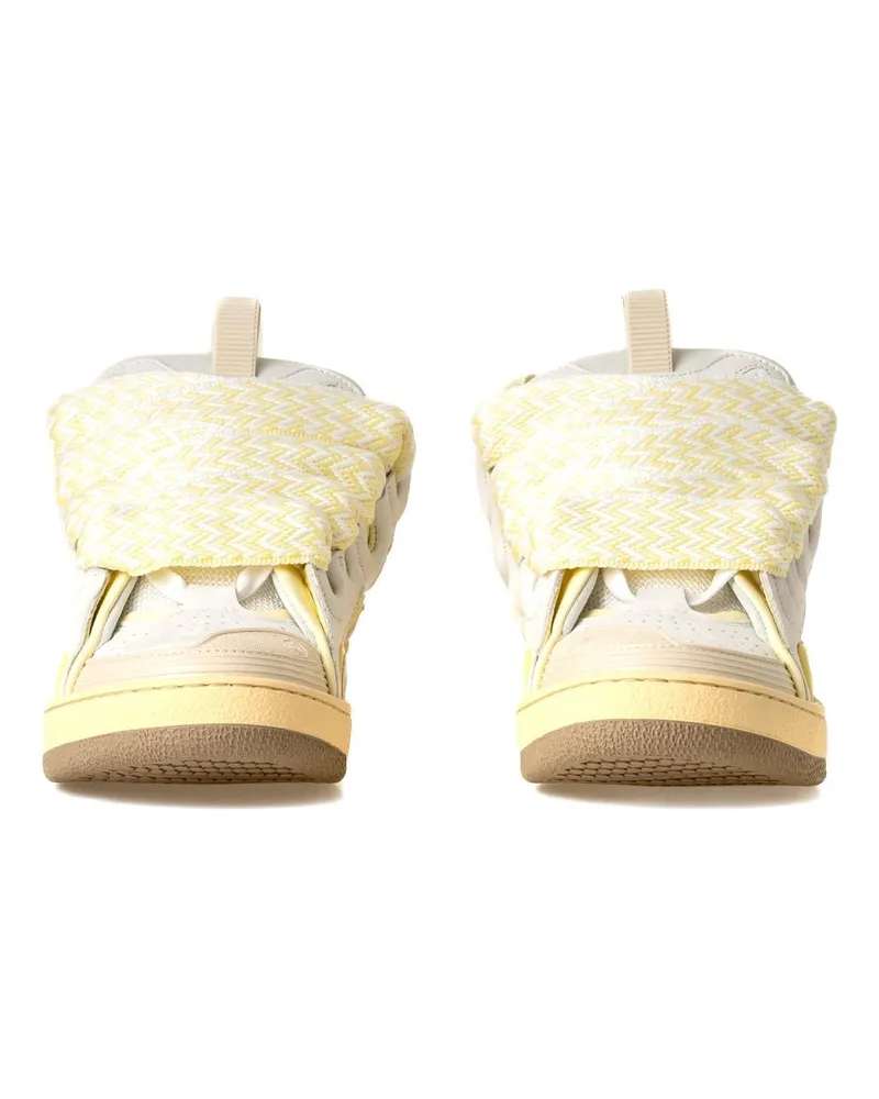 Lanvin Curb Sneaker — White White