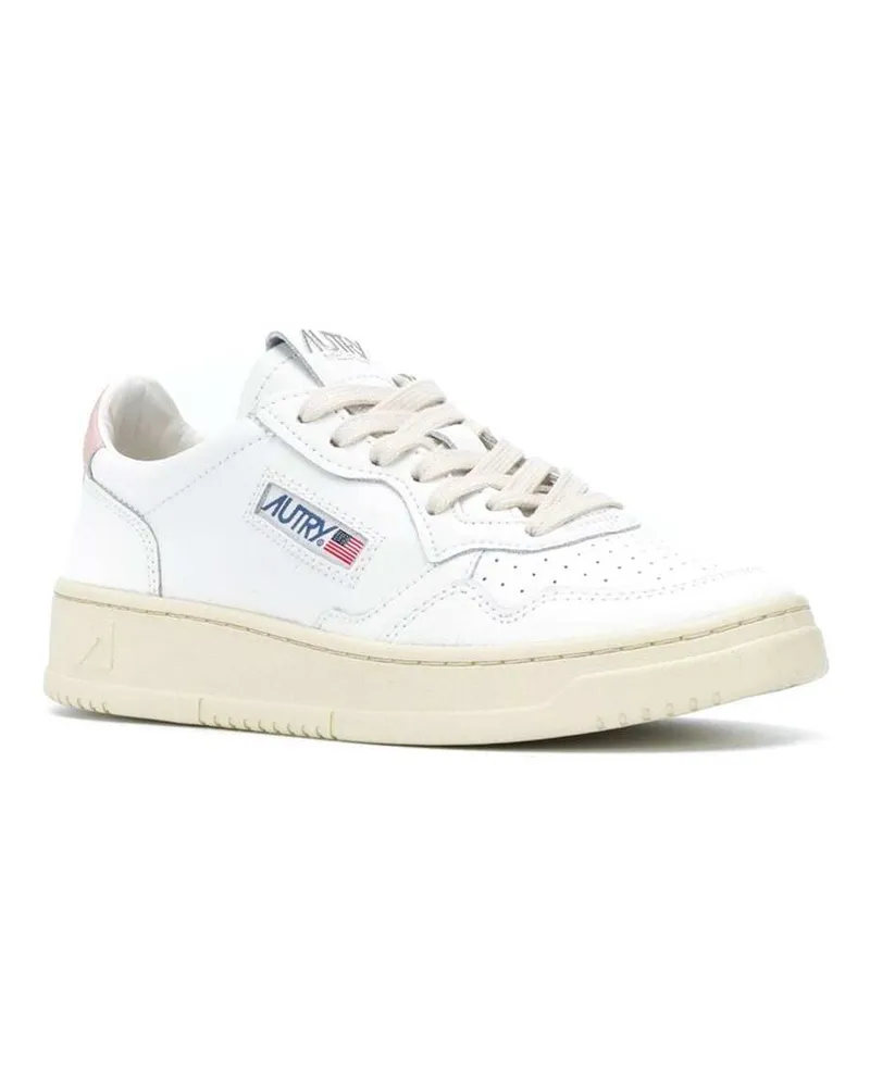 AUTRY Women's Low Sneakers Medalist White Leather Cow Trainers White
