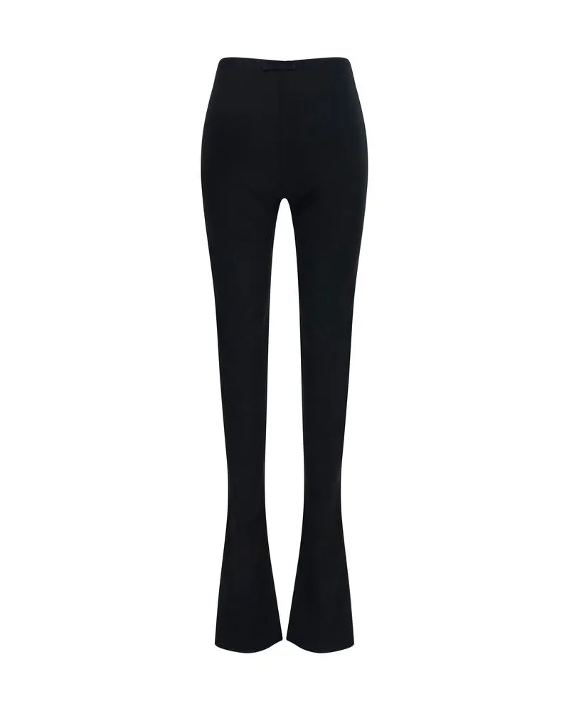 Gucci Women's Black Viscose Flared Pants Black