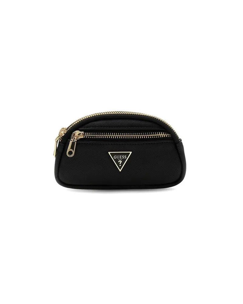 Guess Women's Beauty Case Black Polyurethane Bags Cases Black