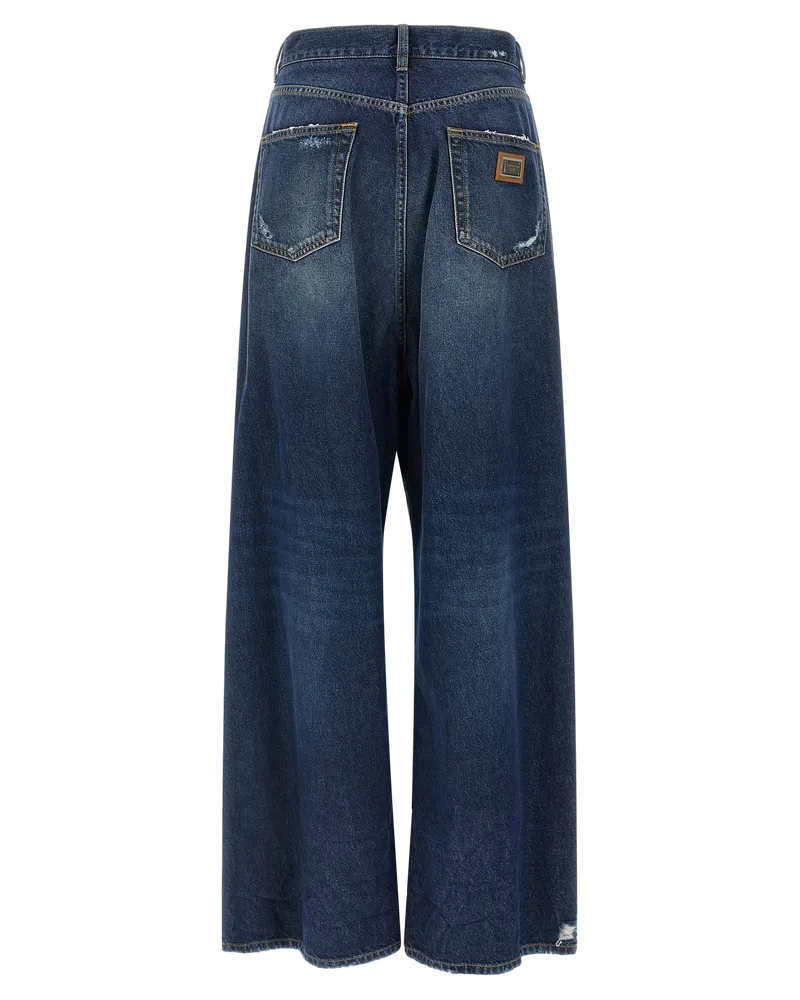 Dolce & Gabbana Distressed Denim Jeans — Blue Blue