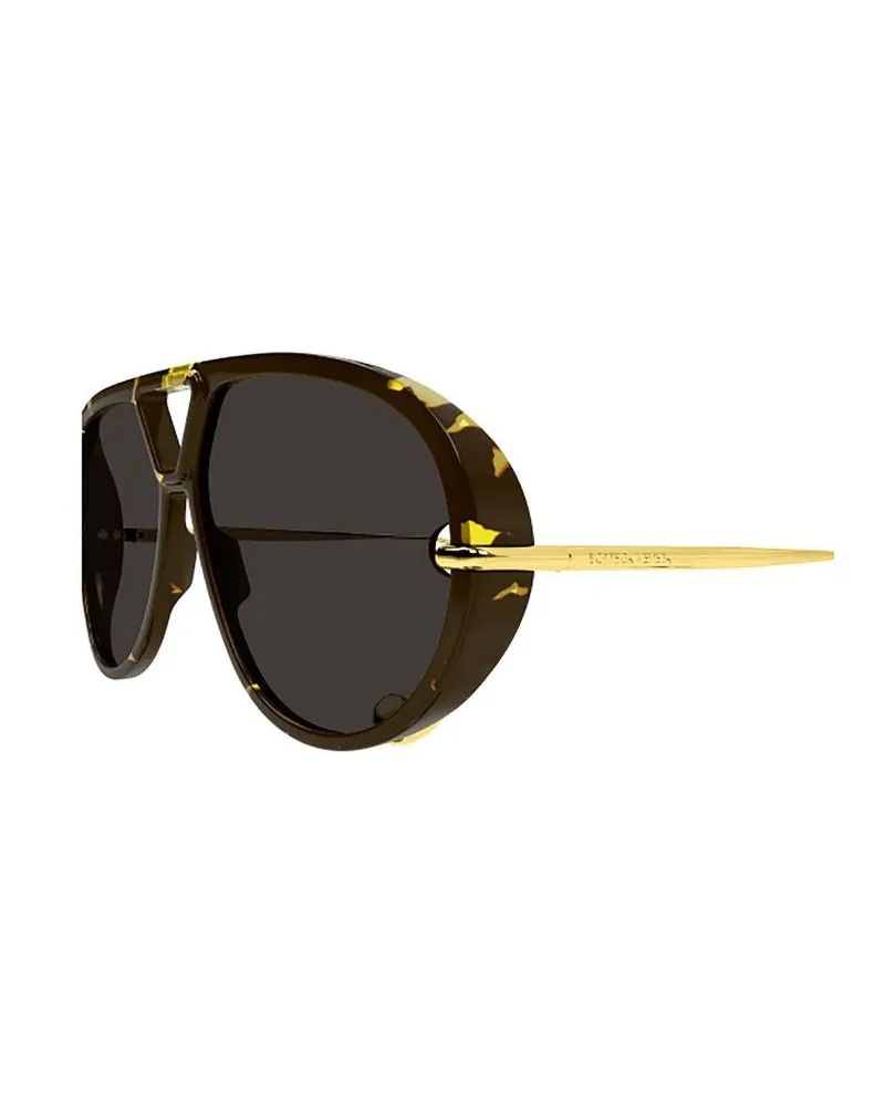 Bottega Veneta Women's Sunglasses Havana-Grey Havana