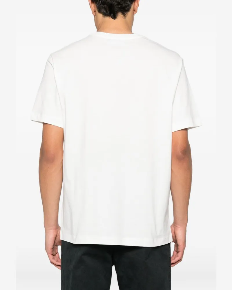 Emporio Armani Milano Graphic Print T-Shirt — White White