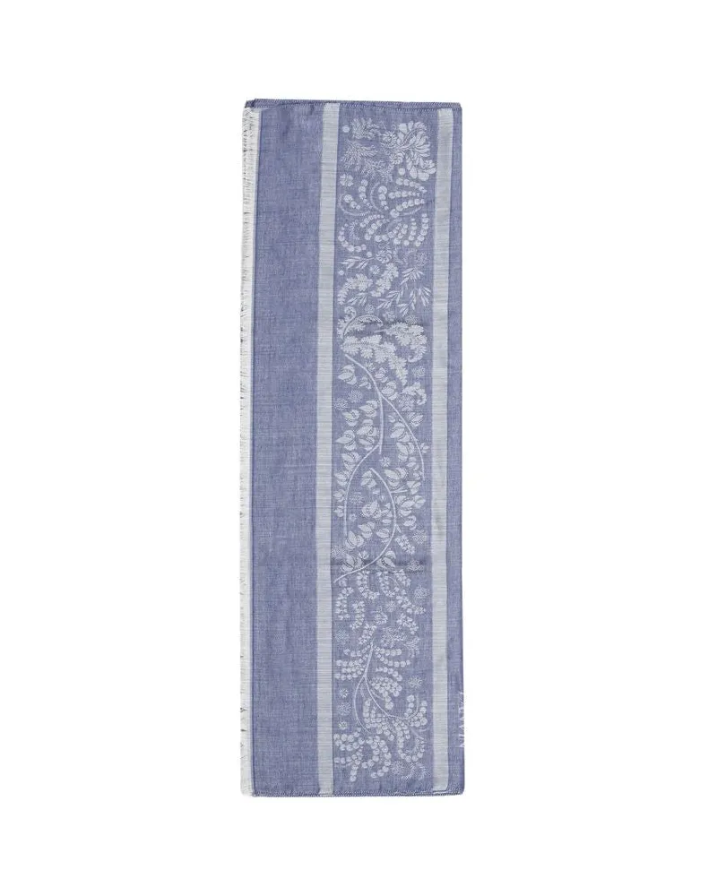 Lanvin Women's Scarf Light Blue Modal Accessories Virgin Wool Blue