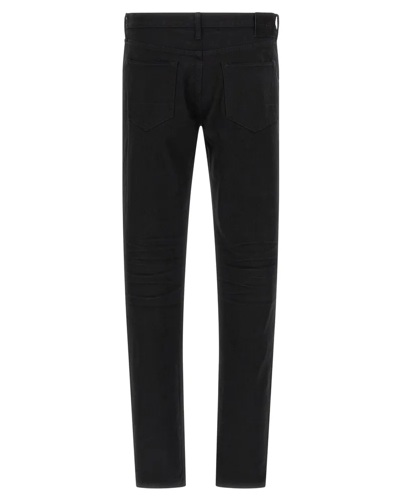 Tom Ford Men's Black Cotton Straight-Leg Jeans Clothing Black
