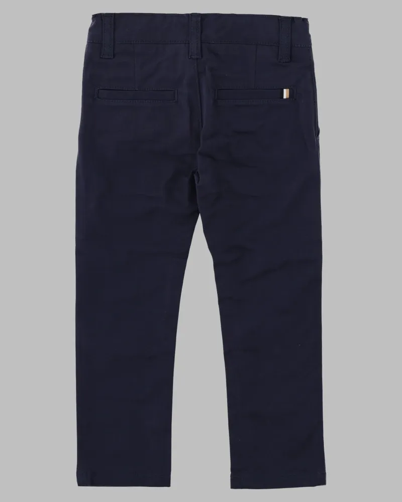 HUGO BOSS Adjustable Waist Trousers — Navy Navy