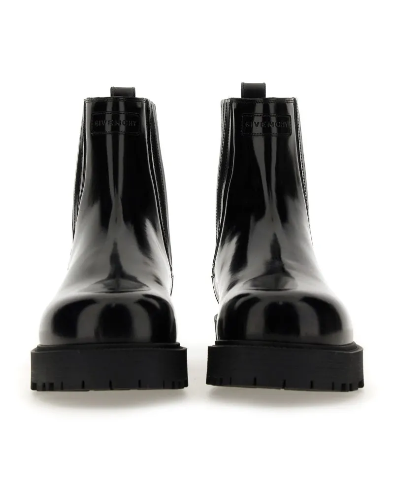 Givenchy Leather Boot — Black Black