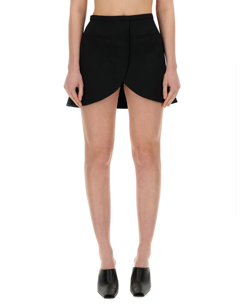 Courrèges Mini Skirt — Black Black