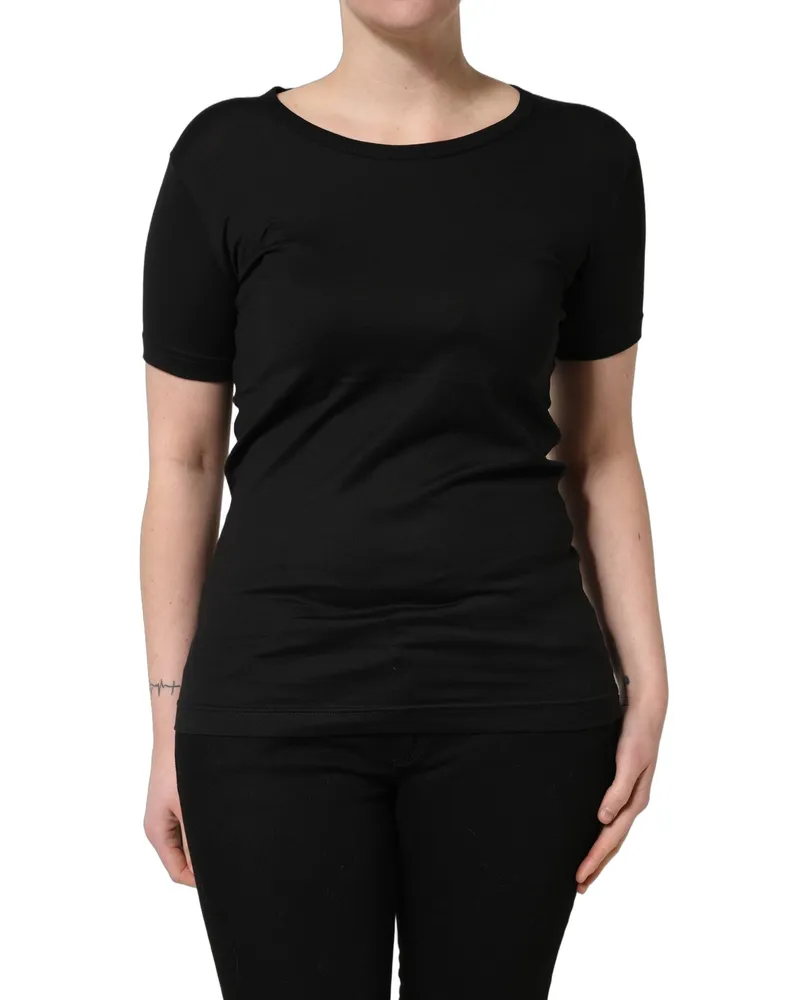 Dolce & Gabbana Cotton T-Shirt — Black Black