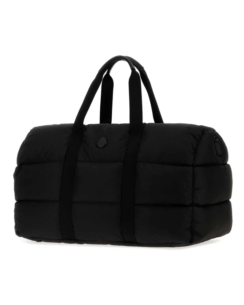 Moncler Men's Black Nylon Caradoc Duffle Bag 999 Borse A Mano Black