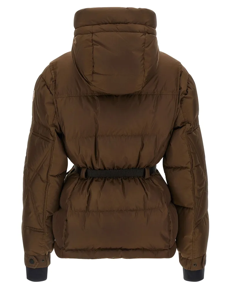 Moncler Salastrains Down Jacket — Brown Brown