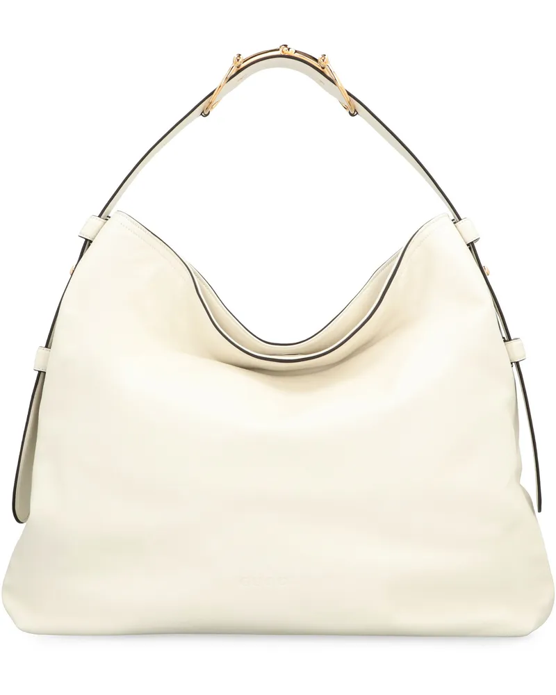 Gucci Women's Tote Bag Beatrix White Leather White