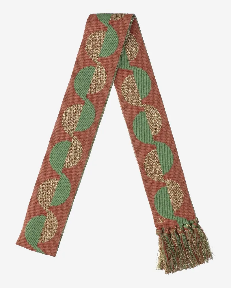 Valentino Garavani Women's Antibes Cotton And Lurex Scarf Scarfs Red