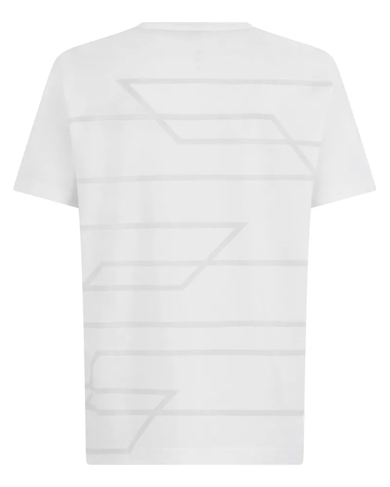 HUGO BOSS Geometric Print T-Shirt — White White